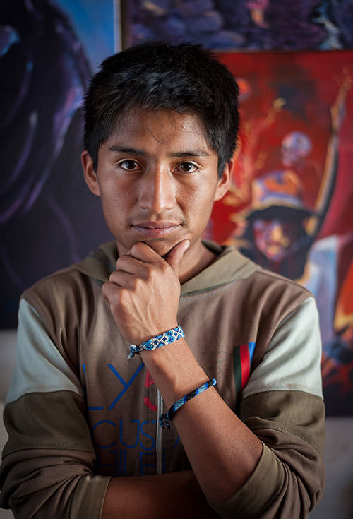 Joel Quispe Diaz, former sponsored child