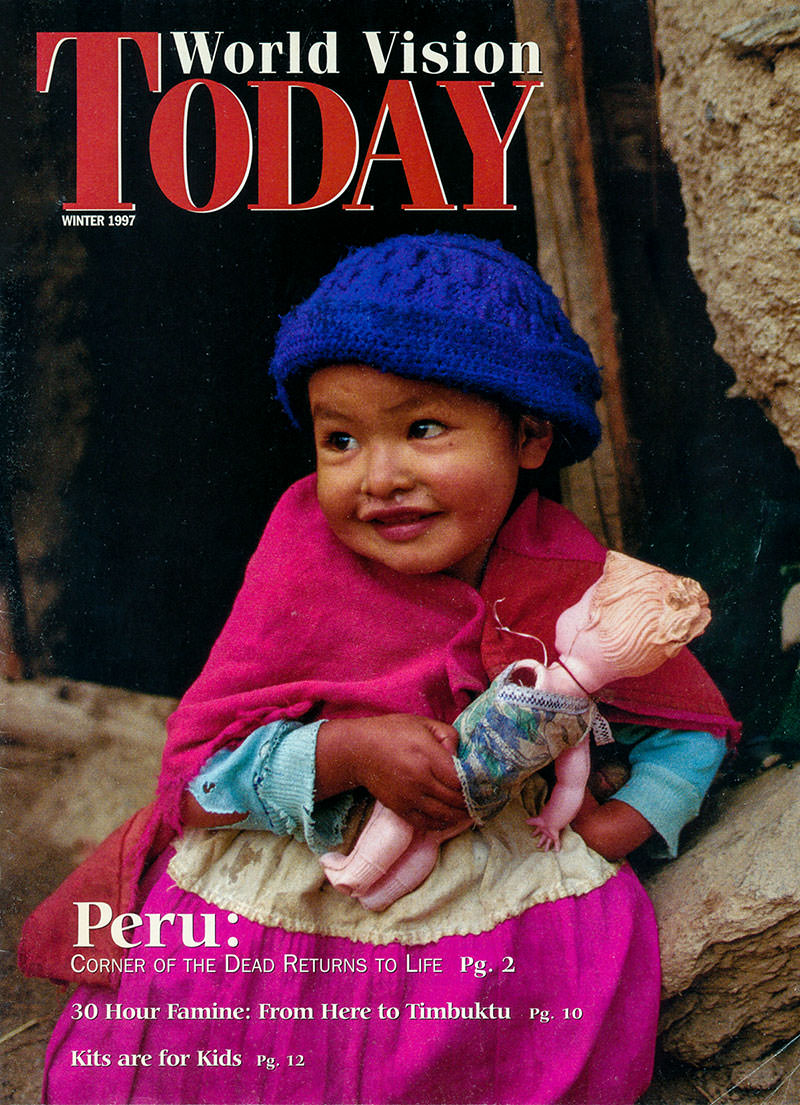World Vision’s new projects in Huanta province and the wider Ayacucho region were documented in the Winter 1997 magazine in a piece called “Corner of the Dead Returns to Life” by Jane Sutton-Redner, photography by Todd Bartel.