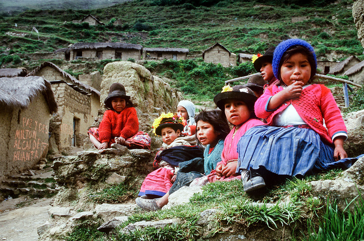 In 1997, Carhuahurán was accessible only by foot and horseback. Somewhat protected by a military post, people stayed put here during the Shining Path violence.