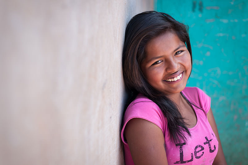 Luana Ramos Diaz, 15, radiates self-assurance — the byproduct of her involvement with World Vision’s Children’s Parliament.