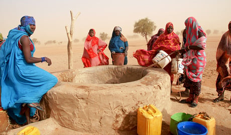 Mauritania Water Children   