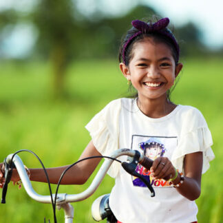 give a bike as a gift to a girl