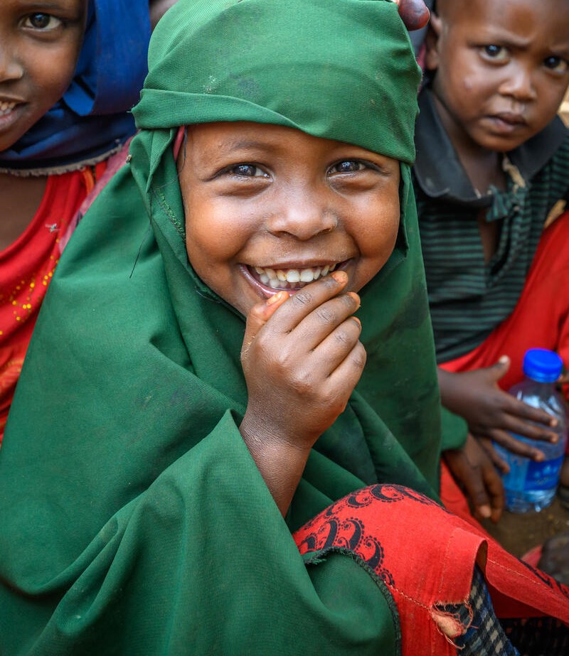 child laughing