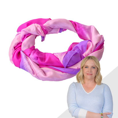 melissa joan hart silk scarf