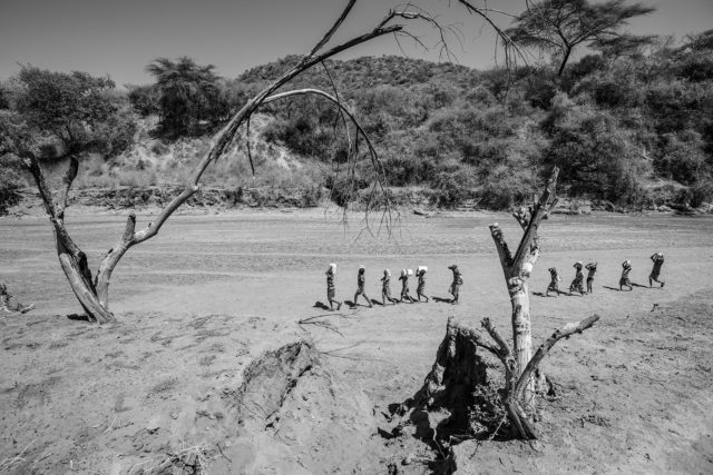 Though Cheru and Kamama live 16 miles apart, for one, her walk for water is a 3-hour struggle; for the other, it’s a 7-minute stroll. Walk with them.