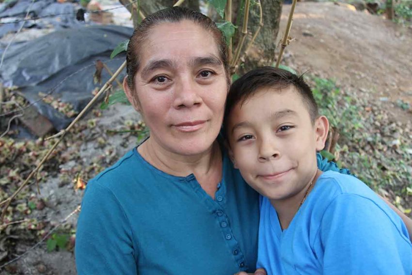 Mother's Day: Pedro in El Salvador would like to give his mom all his love for Mother's Day.