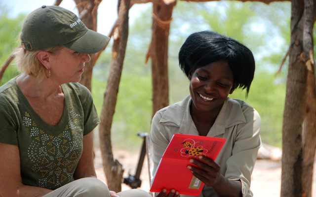 One of Marilee Pierce Dunker’s greatest joys is watching people come to a child sponsorship table to search for the little face that touches their heart.