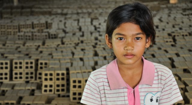 Keota used to spend hours stacking heavy bricks to supplement her family's income. This International Day of the Girl, advocate to help girls like her.