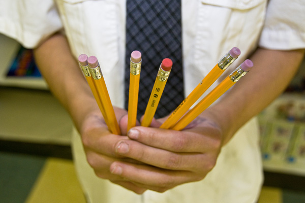 Something as small as a pen or glue stick may not seem like much, but for a teacher spending their own money for supplies it makes a world of difference.