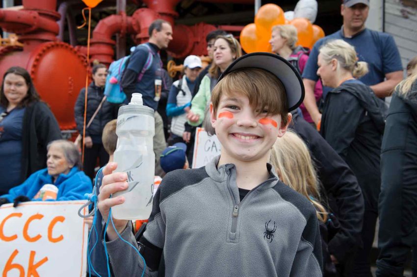 Gabe, from Cascade Covenant Church in North Bend, Wash., ran the World Vision Global 6K for Water in May. (©2017 World Vision/photo by Andrea Peer)