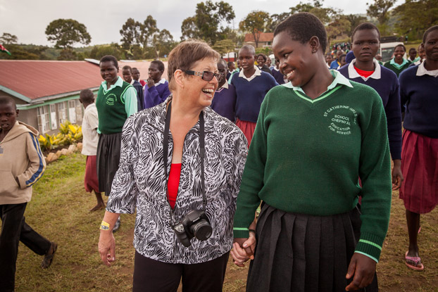 Author Debbie Macomber has written hundreds of stories. In this story of determination, passion, and heart for girls in Kenya, she is the main character.