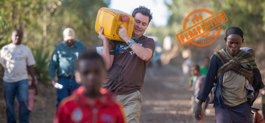 Ethiopia isn’t where you’d expect to find the owner of the most successful Harley Davidson shop walking for water. But there’s a lot surprising about Mark.
