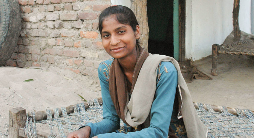 Pushpa, a 15-year-old sponsored girl, received a bicycle from World Vision, which allowed her to safely continue her education.