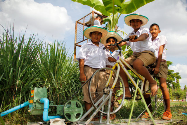 Through student innovations and school support, a World Vision-funded lunch program became an award-winning farm, with endless learning and income prospects.