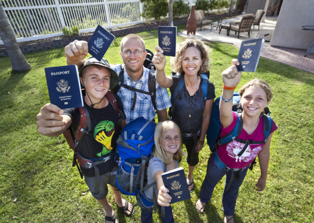 In 2014, the Owens family from California circled the globe to visit their sponsored children and teach their kids about other cultures.