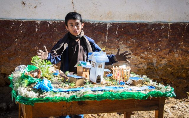 At age 12, Selvin Garcia, a World Vision sponsored child, has seen more than his share of hardships, yet he takes a leading role bringing health and progress to his community in western Honduras.