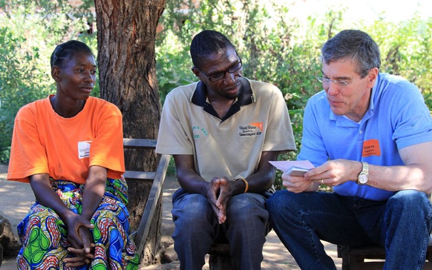 The Rev. Steve Hayner’s wisdom and inspiration circled the globe as he spent time encouraging community members and World Vision staff in rural areas.