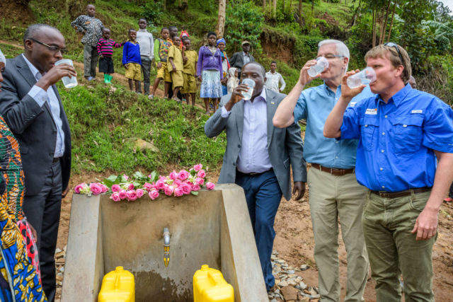 Rwanda water dedication