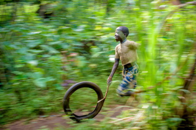 Homemade game from an old tire | DIY toys and games for kids