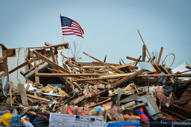 The deadly EF5 Moore Oklahoma tornado in May 2013 with winds of 200 mph cut a 14-mile long gash of destruction through Moore, Oklahoma. It was then followed by more tornadoes, leaving 47 dead and more than $2 billion in damage.