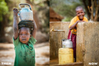 Even at 5 years old, Cheru Lotuliapus not only understood the struggle for clean water, she lived it. Now, blessings overflow along with the water 6-year-old Cheru collects from the tap near her home in West Pokot, Kenya.