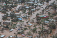 Cyclone Idai in Southern Africa. An aerial view of Mozambique’s Sofala province shows standing water. Sofala and Manica provinces were the hardest hit by Cyclone Idai.