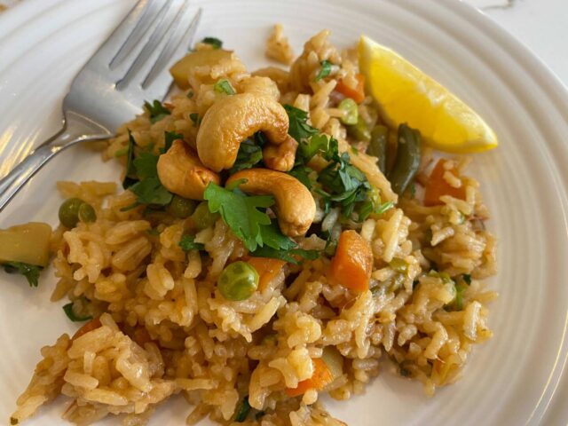 rice and vegetable pulao