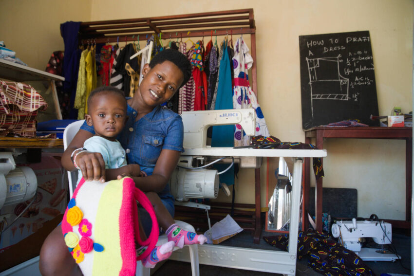 Thanks to World Vision’s training programs, Esther has more diverse options with which to support her family.