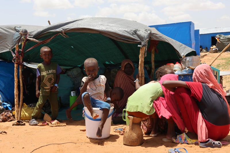 Sudanese refugees in the Ourang camp in eastern Chad. As the conflict approaches the 1-year mark on April 15th, 24.8 million—approximately half of Sudan’s population—are in need of humanitarian assistance due to extreme food shortages and a lack of access to healthcare. ©2023 World Vision