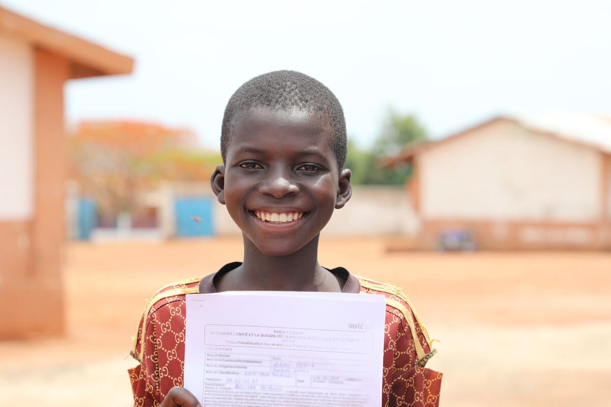 Getting birth records is key to empowering children in the Central African Republic 