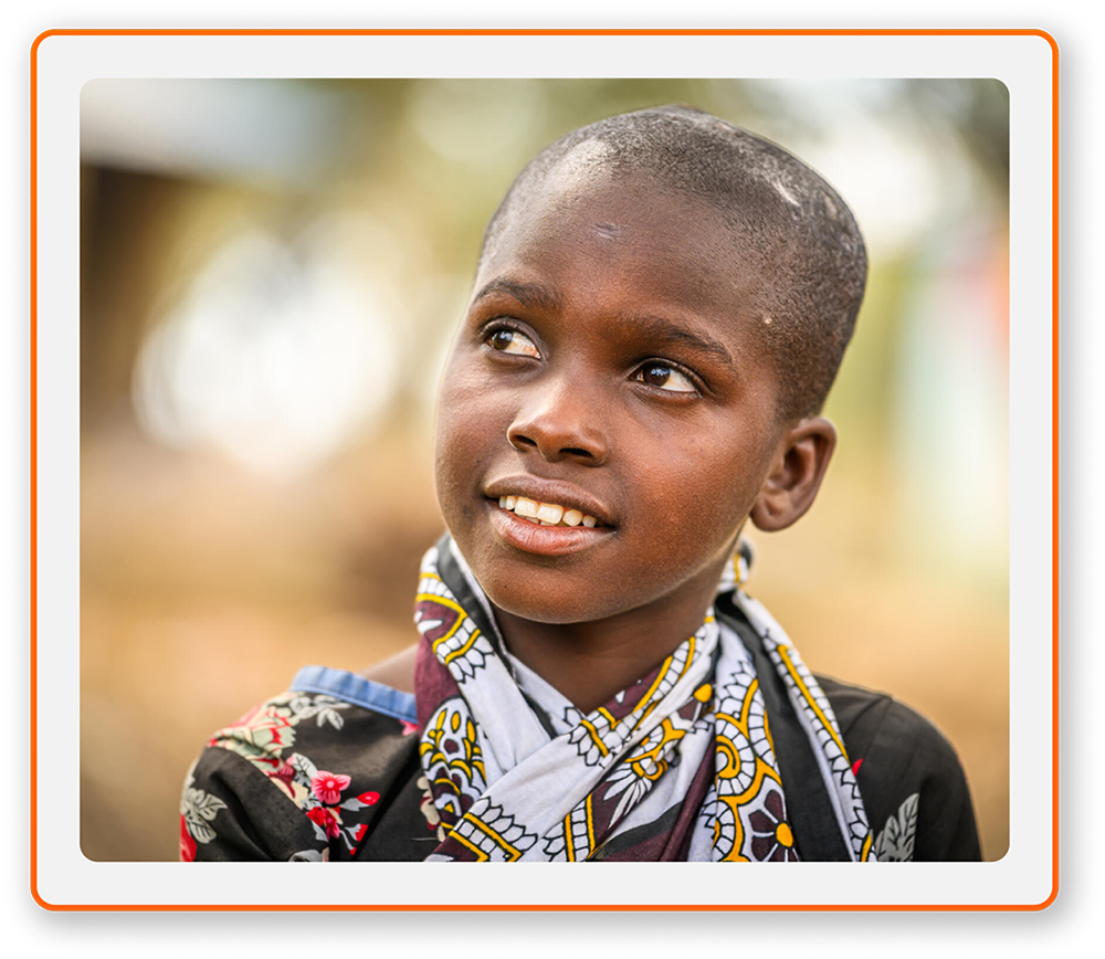 girl looking to the side