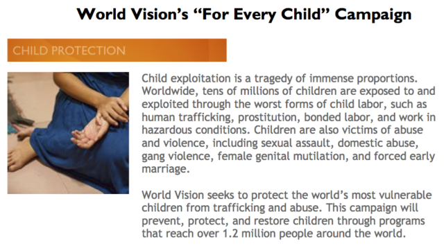 World Vision seeks to protect the world’s most vulnerable children from trafficking and abuse. PHOTO: World Vision