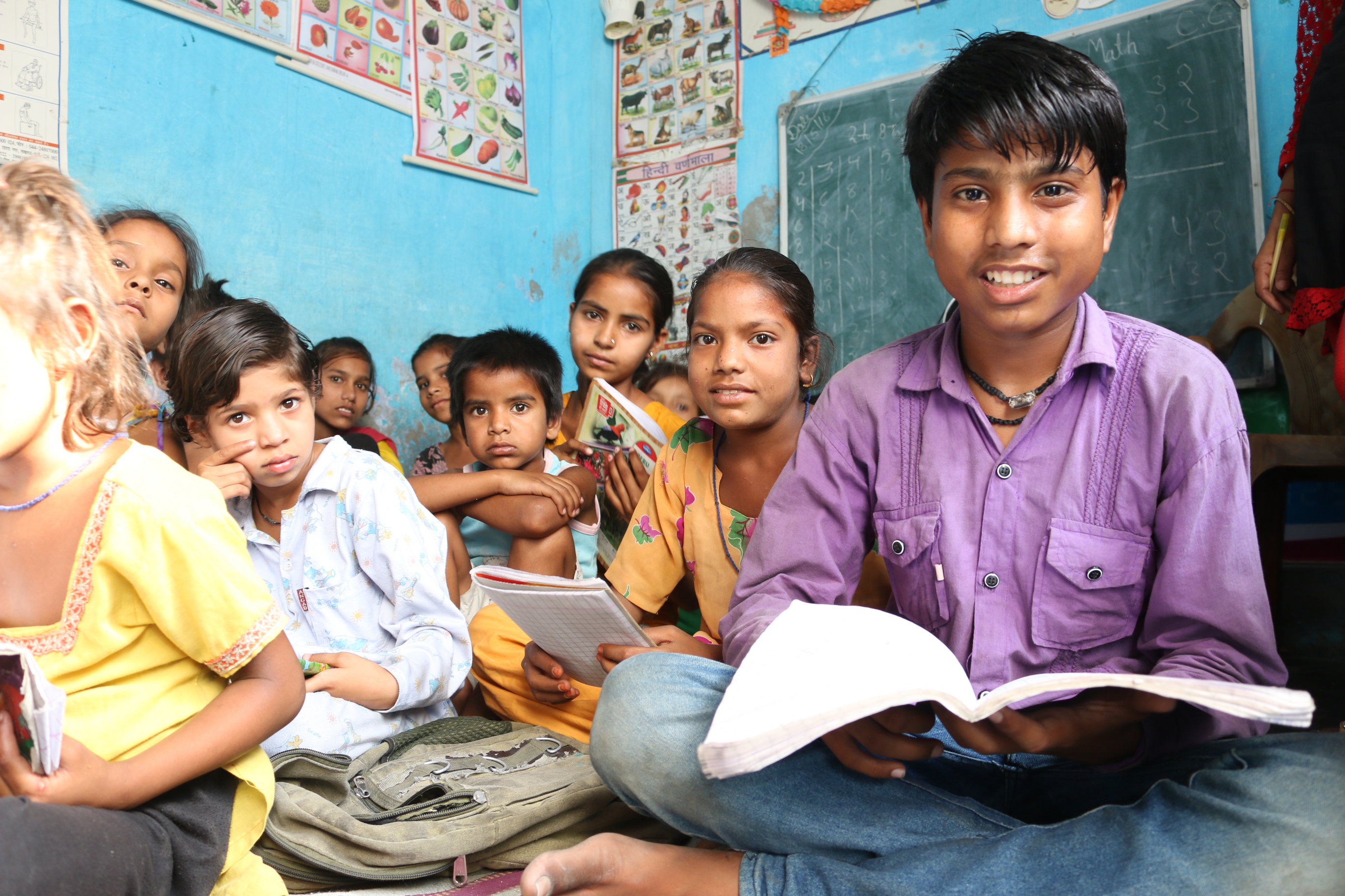 Mohsin, a former child laborer in India, attended a World Vision informal education center.